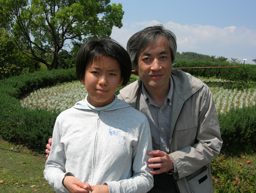 娘と(2009年4月)